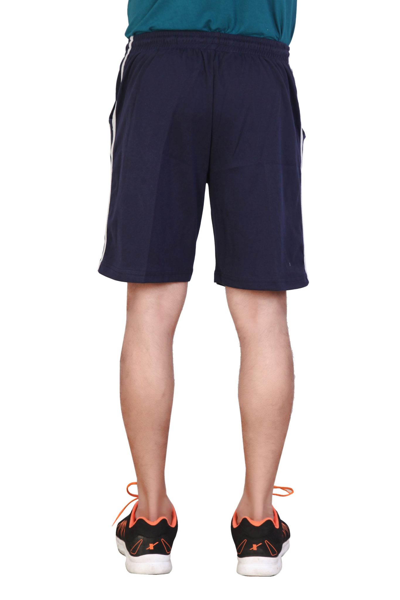 Plus Size Navy Blue Men's Shorts - Image 5