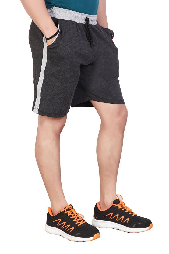 Grey Plus Size Bermuda Shorts - Image 2
