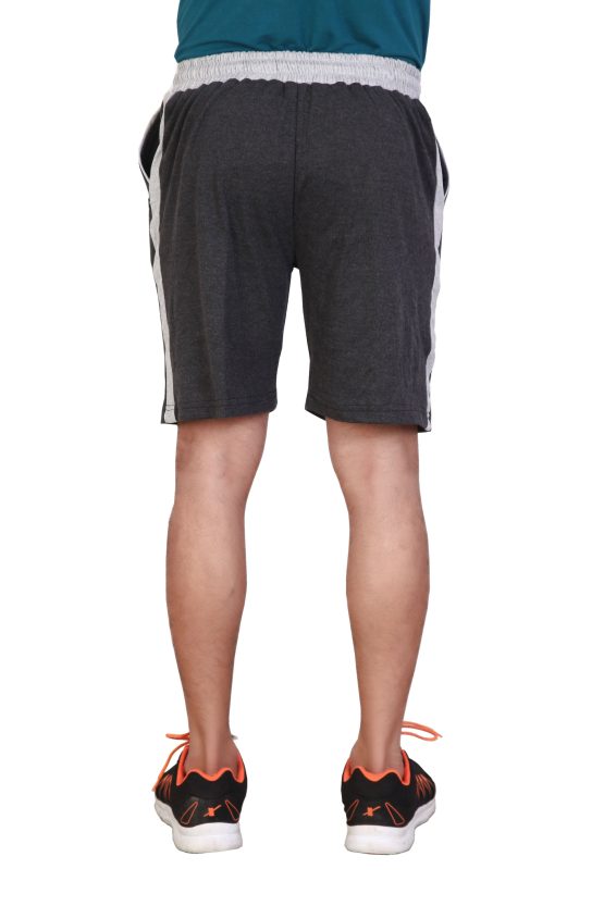 Grey Plus Size Bermuda Shorts - Image 4