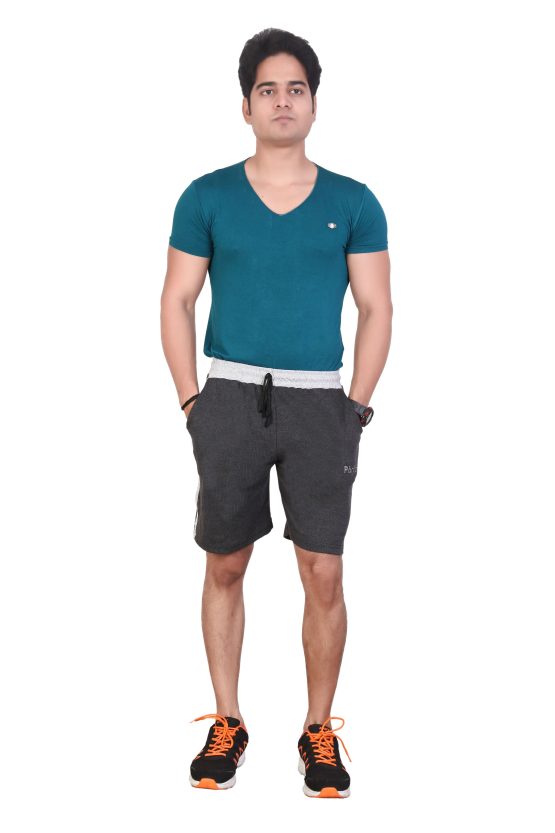 Grey Plus Size Bermuda Shorts - Image 5