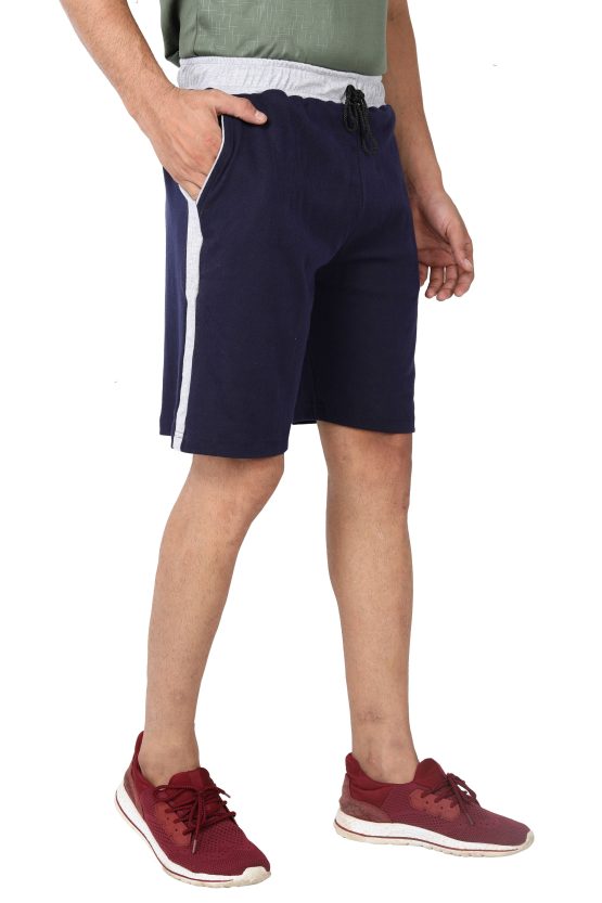 Plus Size Navy Blue Half Pants - Image 2