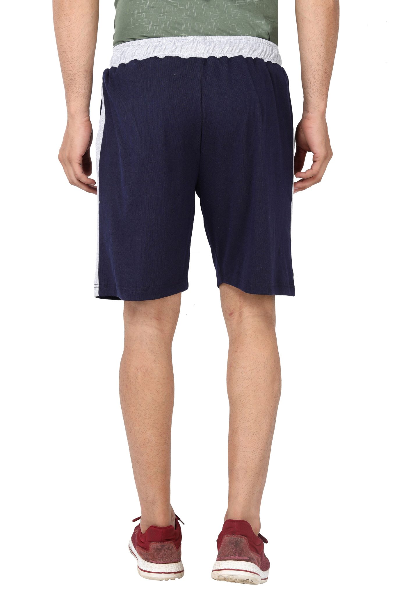 Plus Size Navy Blue Half Pants - Image 4