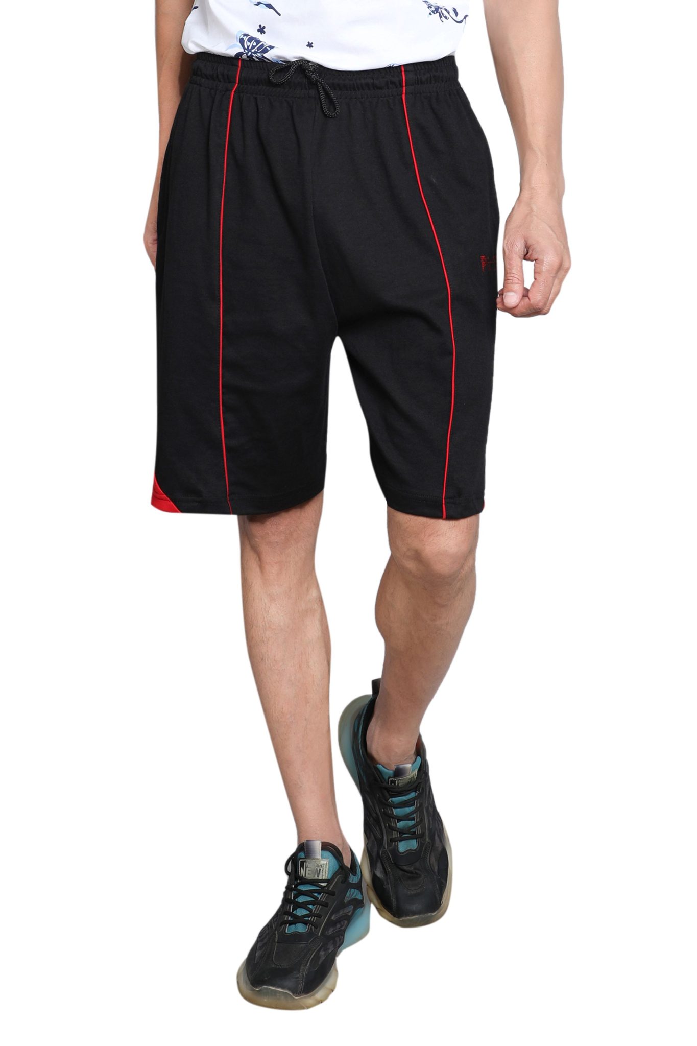 Plus Size Bermuda Shorts Black - Image 3
