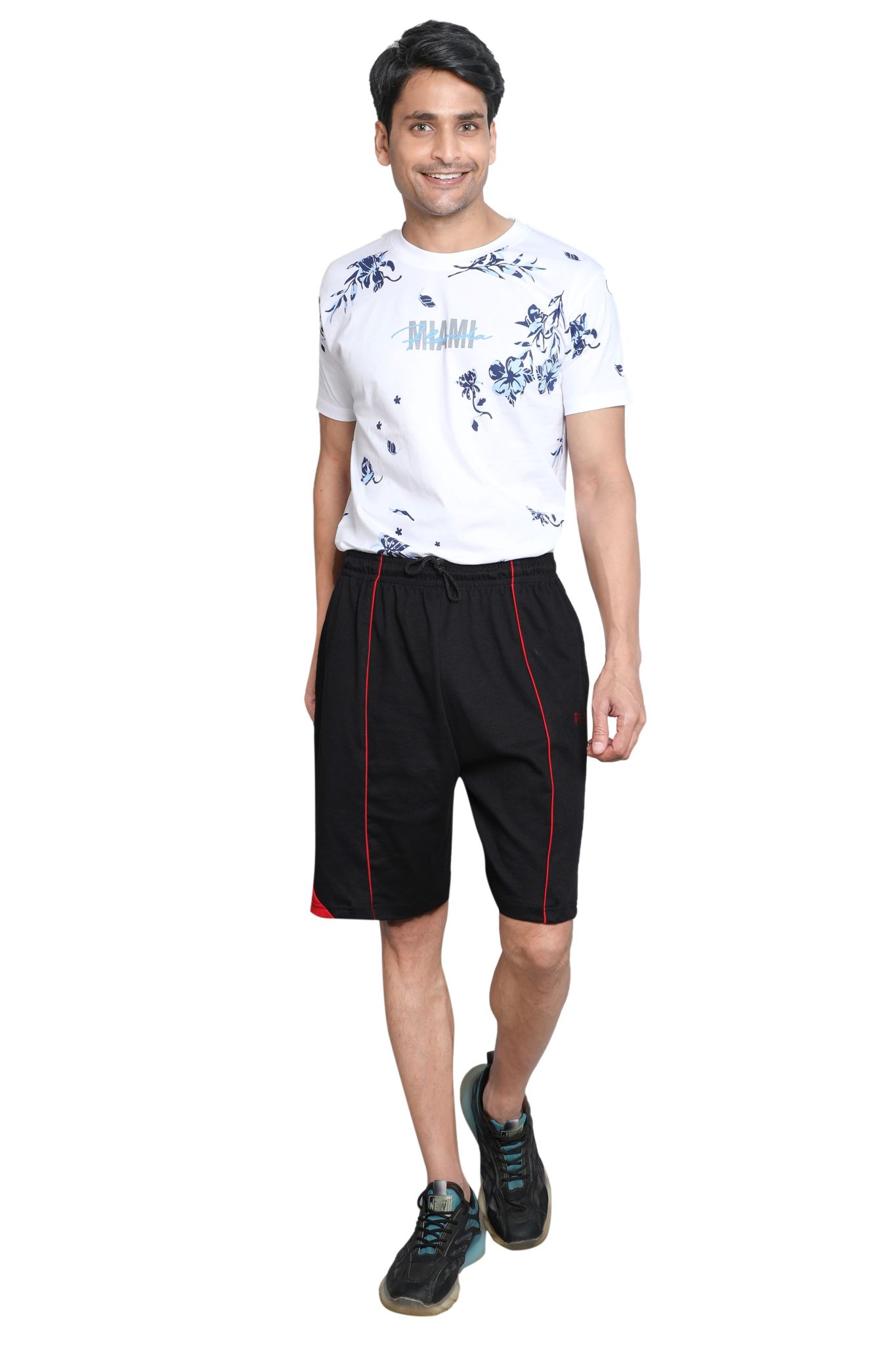 Plus Size Bermuda Shorts Black - Image 5