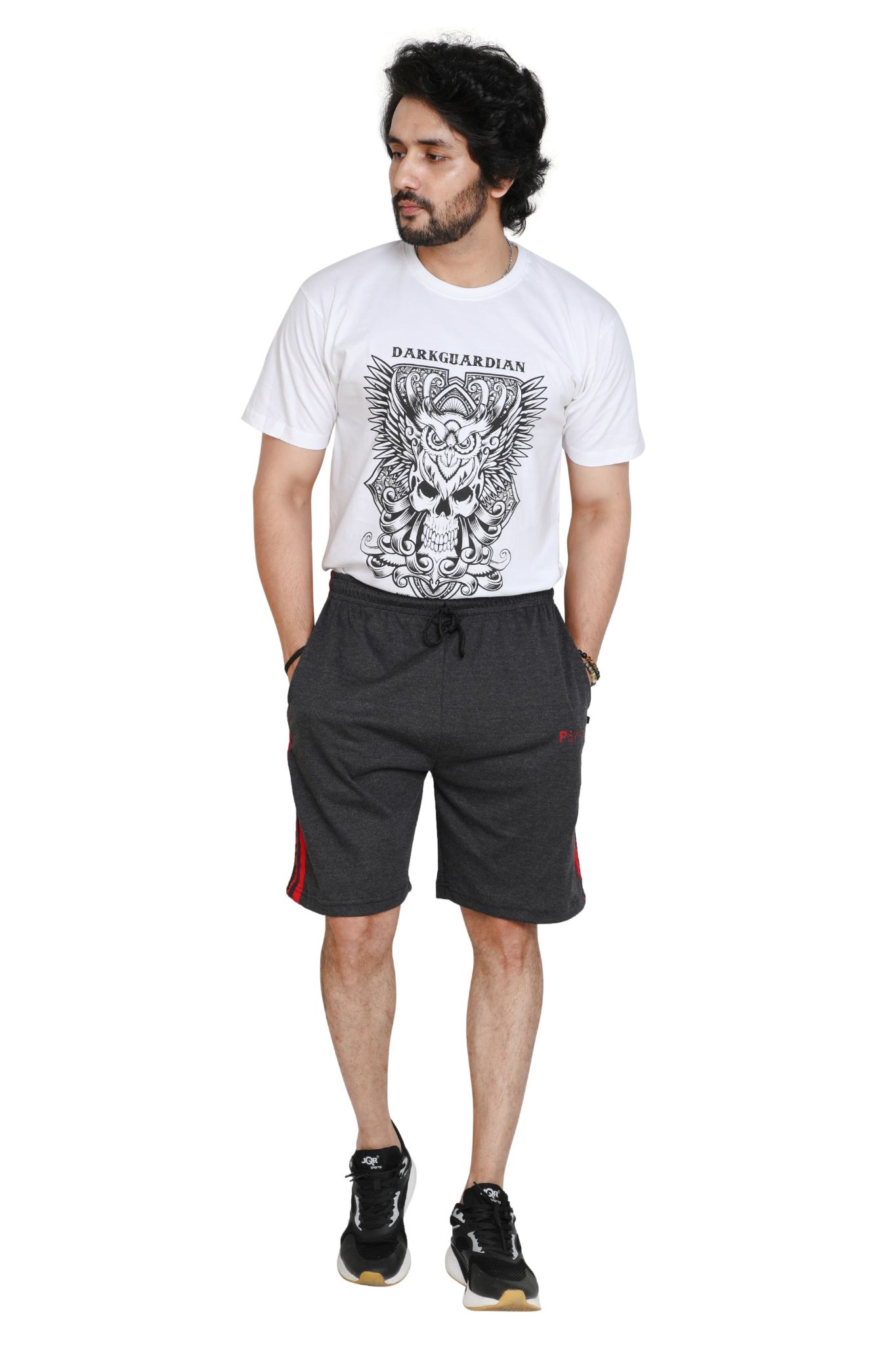 Grey Plus Size Shorts for Men - Image 5