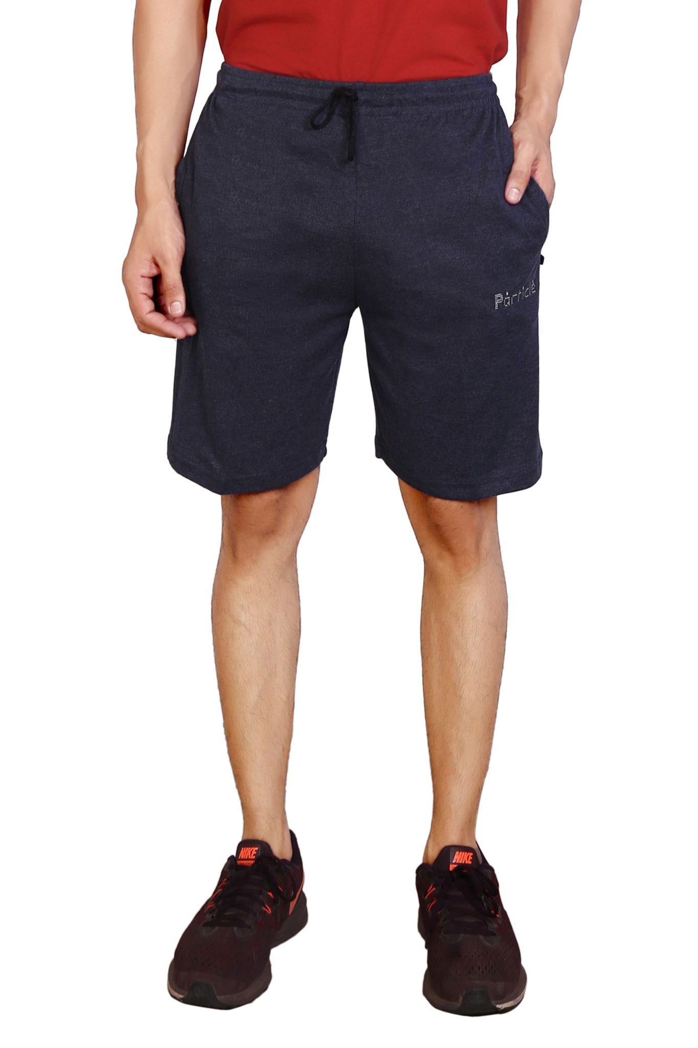 Men's Blue Plus Size Shorts - Image 3
