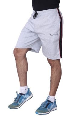 Plus Size Men's Shorts India (Waist 34-52) – Grey Melange Sport