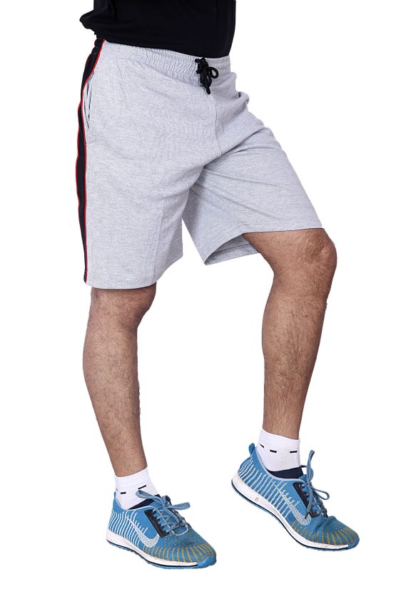 Melange Plus Size Men's Shorts - Image 2