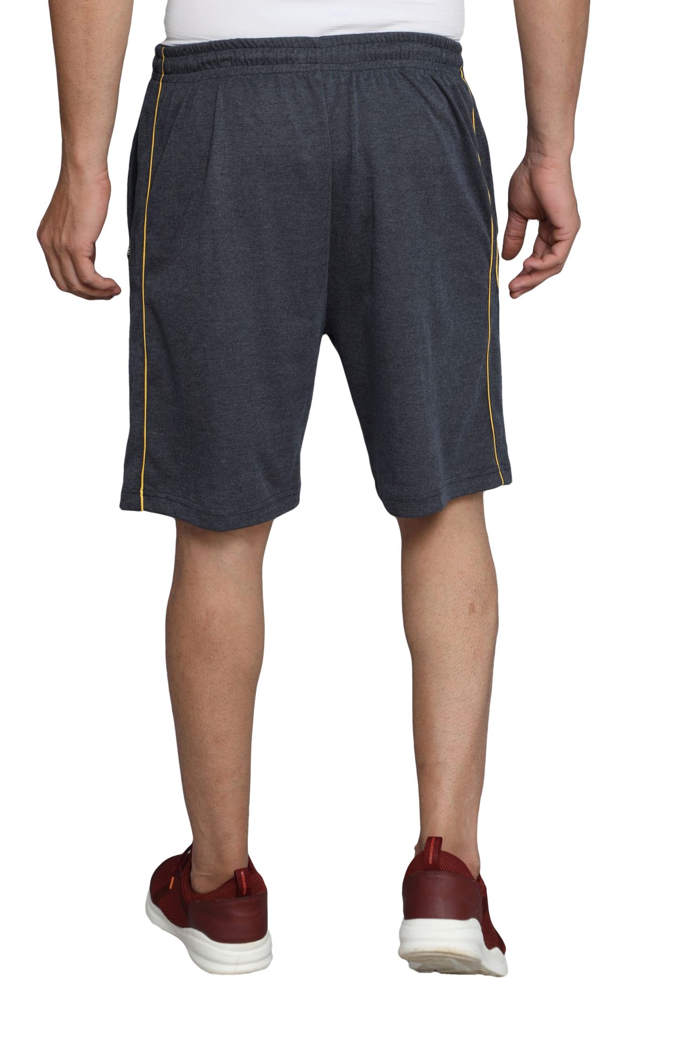 Men's Blue Plus Size Shorts - Image 4