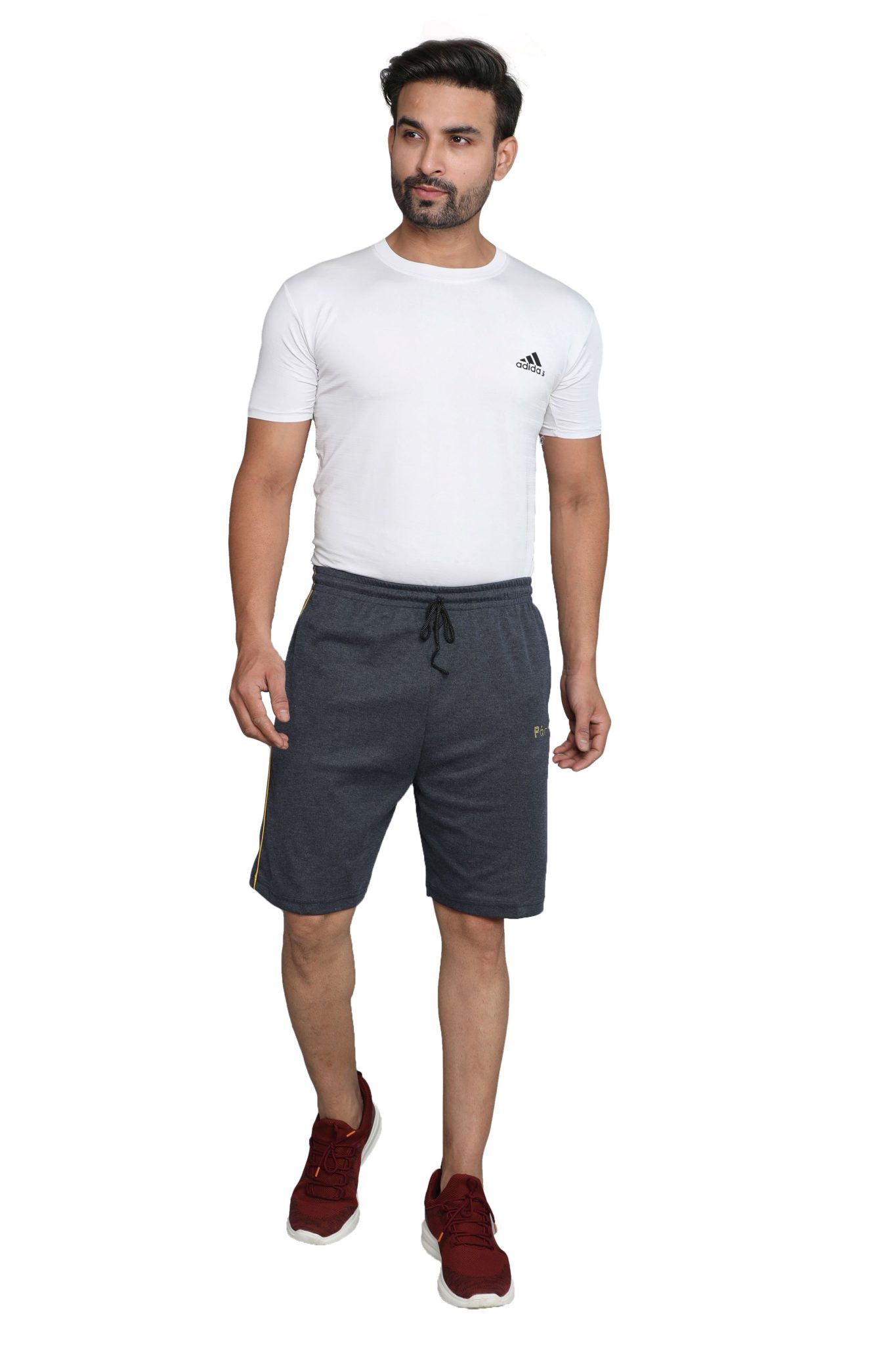 Men's Blue Plus Size Shorts - Image 5