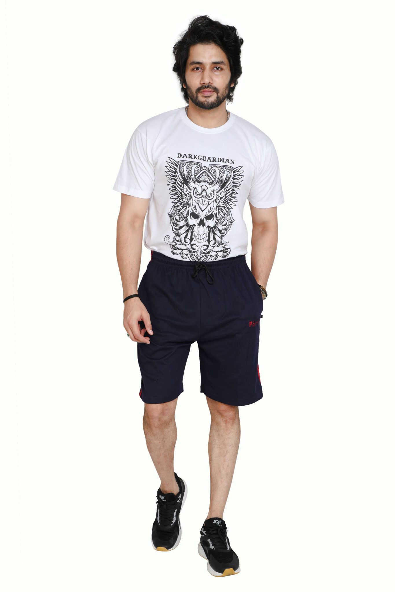 Men's Navy Blue Big Size Shorts - Image 5
