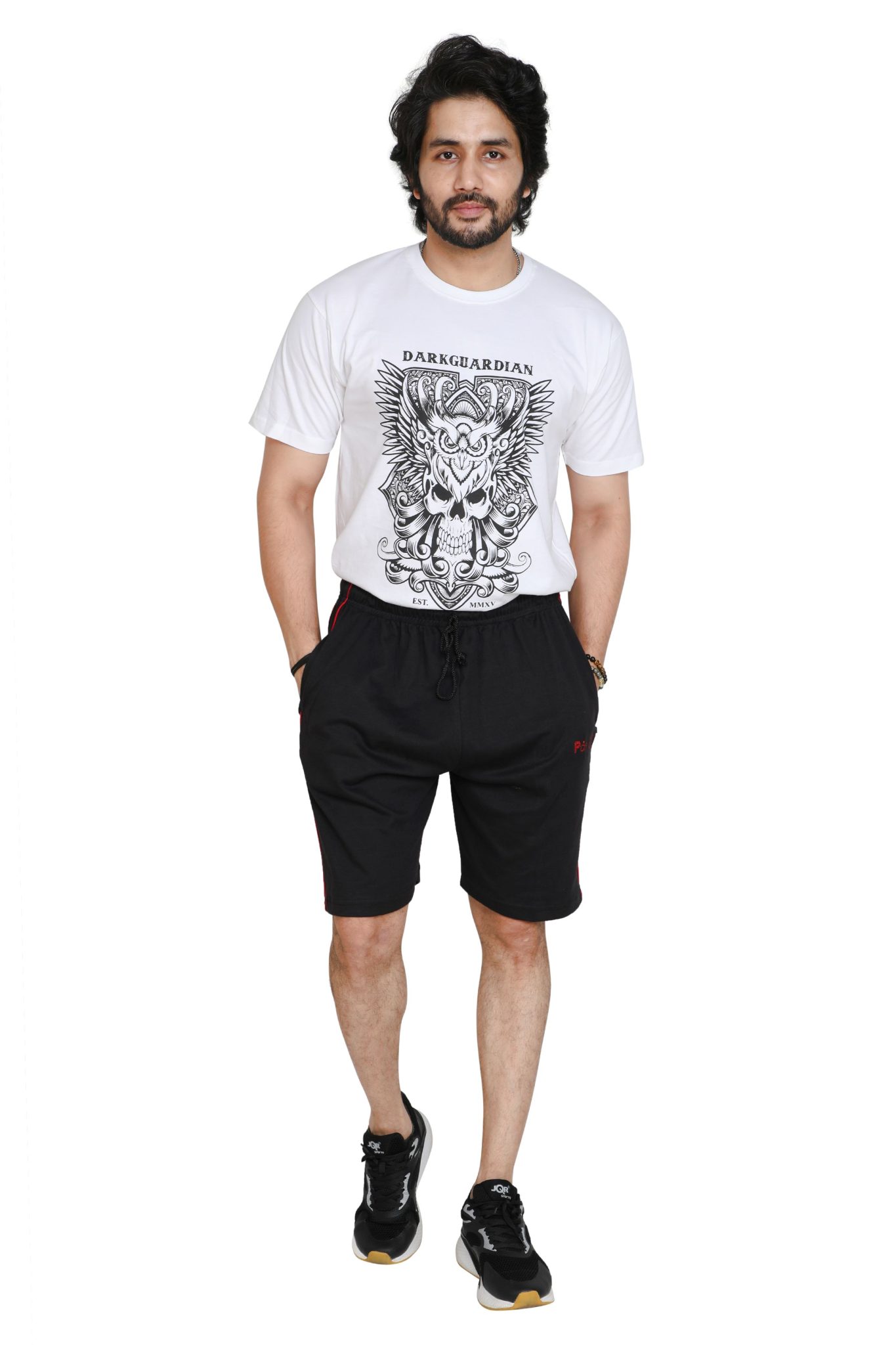 Men's Plus Size Black Shorts - Image 5