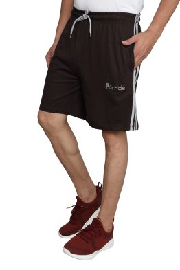 Particle Men's 100% Cotton Big Size Maroon Lounge Shorts – XL to 5XL | Plus Size Home Wear & Night Wear Half Pants