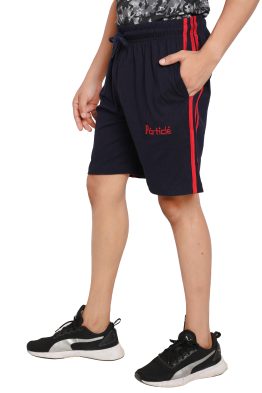 Particle Men's Blue Big Size Home Wear Shorts | Plus Size Cotton Half Pants (XL to 5XL | Fits 36″–54″ Waist)