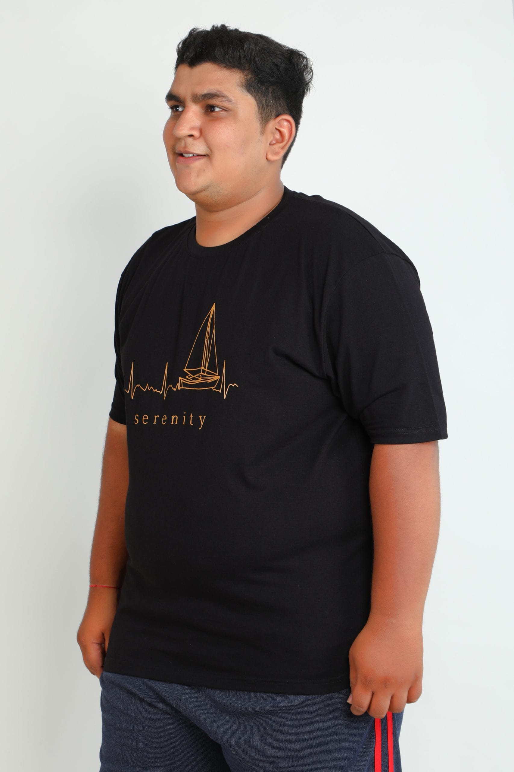 Particle Men's Plus Size "Serenity" Sailboat T-Shirt | 100% Cotton | 3XL to 9XL - Image 4