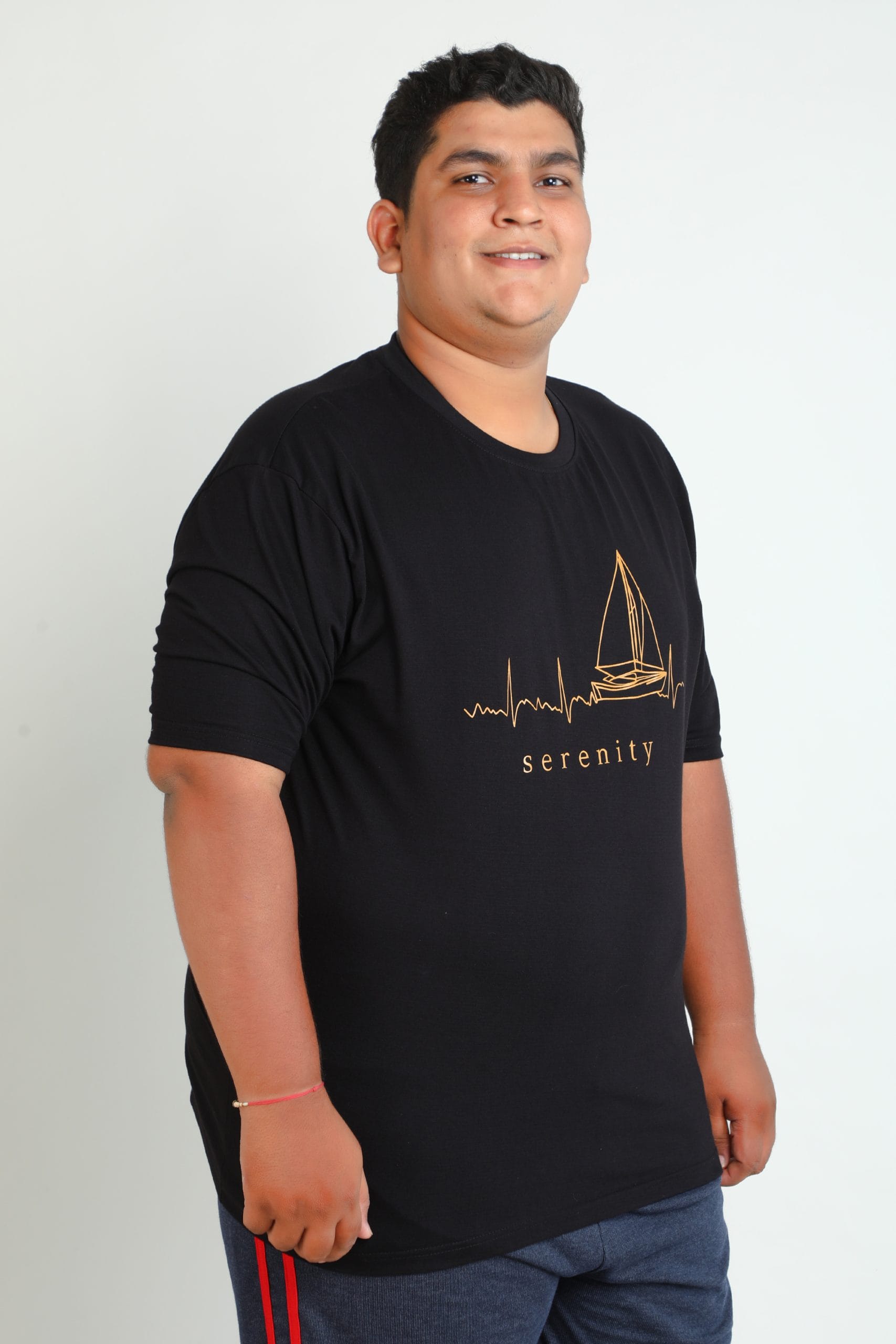 Particle Men's Plus Size "Serenity" Sailboat T-Shirt | 100% Cotton | 3XL to 9XL - Image 3