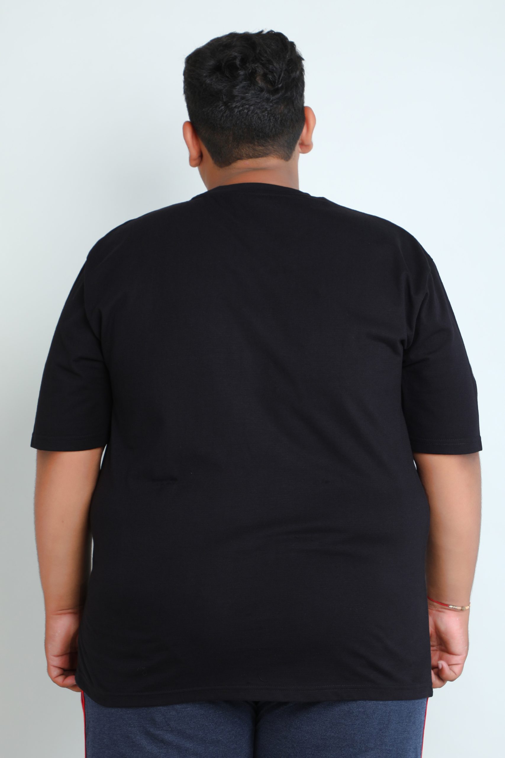 Particle Men's Plus Size "Stay Elevated" Mountain Black T-Shirt | 100% Cotton | 3XL to 9XL - Image 4